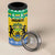 Gabon Christmas 4 in 1 Can Cooler Tumbler Joyeux Noel Coat Of Arms - Wonder Print Shop