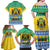 Gabon Christmas Family Matching Off Shoulder Maxi Dress and Hawaiian Shirt Joyeux Noel Coat Of Arms - Wonder Print Shop