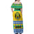 Gabon Christmas Family Matching Off Shoulder Maxi Dress and Hawaiian Shirt Joyeux Noel Coat Of Arms - Wonder Print Shop