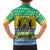 Gabon Christmas Family Matching Off Shoulder Short Dress and Hawaiian Shirt Joyeux Noel Coat Of Arms - Wonder Print Shop