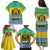 Gabon Christmas Family Matching Puletasi and Hawaiian Shirt Joyeux Noel Coat Of Arms - Wonder Print Shop