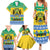 Gabon Christmas Family Matching Summer Maxi Dress and Hawaiian Shirt Joyeux Noel Coat Of Arms - Wonder Print Shop