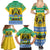 Gabon Christmas Family Matching Summer Maxi Dress and Hawaiian Shirt Joyeux Noel Coat Of Arms - Wonder Print Shop