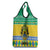 Gabon Christmas Grocery Bag Joyeux Noel Coat Of Arms