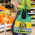 Gabon Christmas Grocery Bag Joyeux Noel Coat Of Arms