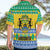 Gabon Christmas Hawaiian Shirt Joyeux Noel Coat Of Arms - Wonder Print Shop