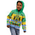 Gabon Christmas Kid Hoodie Joyeux Noel Coat Of Arms - Wonder Print Shop