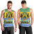 Gabon Christmas Men Tank Top Joyeux Noel Coat Of Arms - Wonder Print Shop