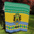 Gabon Christmas Quilt Joyeux Noel Coat Of Arms - Wonder Print Shop