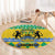 Gabon Christmas Round Carpet Joyeux Noel Coat Of Arms