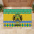 Gabon Christmas Rubber Doormat Joyeux Noel Coat Of Arms - Wonder Print Shop