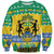 Gabon Christmas Sweatshirt Joyeux Noel Coat Of Arms - Wonder Print Shop