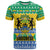 Gabon Christmas T Shirt Joyeux Noel Coat Of Arms - Wonder Print Shop