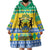 Gabon Christmas Wearable Blanket Hoodie Joyeux Noel Coat Of Arms