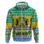 Gabon Christmas Zip Hoodie Joyeux Noel Coat Of Arms - Wonder Print Shop