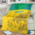 Custom Gabon Football Blanket Allez Les Pantheres