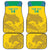 Custom Gabon Football Car Mats Allez Les Pantheres - Wonder Print Shop