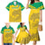 Custom Gabon Football Family Matching Mermaid Dress and Hawaiian Shirt Allez Les Pantheres - Wonder Print Shop