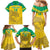 Custom Gabon Football Family Matching Mermaid Dress and Hawaiian Shirt Allez Les Pantheres - Wonder Print Shop