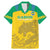 Custom Gabon Football Family Matching Mermaid Dress and Hawaiian Shirt Allez Les Pantheres - Wonder Print Shop