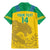 Custom Gabon Football Family Matching Mermaid Dress and Hawaiian Shirt Allez Les Pantheres - Wonder Print Shop