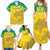 Custom Gabon Football Family Matching Summer Maxi Dress and Hawaiian Shirt Allez Les Pantheres - Wonder Print Shop