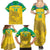 Custom Gabon Football Family Matching Summer Maxi Dress and Hawaiian Shirt Allez Les Pantheres - Wonder Print Shop