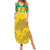 Custom Gabon Football Family Matching Summer Maxi Dress and Hawaiian Shirt Allez Les Pantheres - Wonder Print Shop