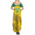 Custom Gabon Football Family Matching Summer Maxi Dress and Hawaiian Shirt Allez Les Pantheres - Wonder Print Shop