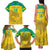 Custom Gabon Football Family Matching Tank Maxi Dress and Hawaiian Shirt Allez Les Pantheres - Wonder Print Shop