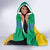 Custom Gabon Football Hooded Blanket Allez Les Pantheres