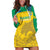 Custom Gabon Football Hoodie Dress Allez Les Pantheres - Wonder Print Shop