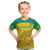 Custom Gabon Football Kid T Shirt Allez Les Pantheres - Wonder Print Shop