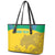 Custom Gabon Football Leather Tote Bag Allez Les Pantheres - Wonder Print Shop