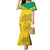 Custom Gabon Football Mermaid Dress Allez Les Pantheres - Wonder Print Shop