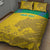 Custom Gabon Football Quilt Bed Set Allez Les Pantheres - Wonder Print Shop