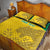 Custom Gabon Football Quilt Bed Set Allez Les Pantheres - Wonder Print Shop