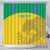 Custom Gabon Football Shower Curtain Allez Les Pantheres