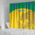 Custom Gabon Football Shower Curtain Allez Les Pantheres