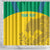 Custom Gabon Football Shower Curtain Allez Les Pantheres