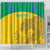 Custom Gabon Football Shower Curtain Allez Les Pantheres