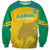 Custom Gabon Football Sweatshirt Allez Les Pantheres - Wonder Print Shop