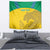 Custom Gabon Football Tapestry Allez Les Pantheres