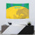 Custom Gabon Football Tapestry Allez Les Pantheres