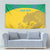 Custom Gabon Football Tapestry Allez Les Pantheres