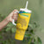 Personalized Gabon Football Tumbler With Handle Allez Les Pantheres - Wonder Print Shop