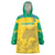 Custom Gabon Football Wearable Blanket Hoodie Allez Les Pantheres