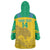 Custom Gabon Football Wearable Blanket Hoodie Allez Les Pantheres