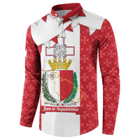 Malta Republic Day Button Sweatshirt Jum ir-Repubblika Maltese Cross - Wonder Print Shop
