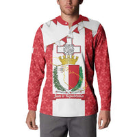 Malta Republic Day Button Sweatshirt Jum ir-Repubblika Maltese Cross - Wonder Print Shop
